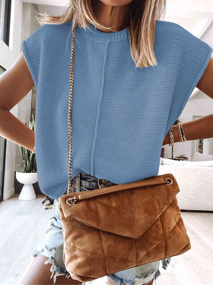 Cap Sleeve Sweater Vest