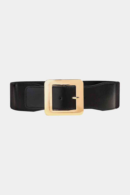 Alloy Buckle PU Leather Belt