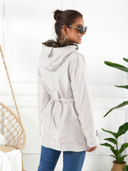 Hooded Jacket with Detachable Liner (Three-Way Wear)