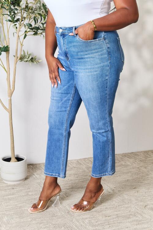 BAYEAS High Waist Straight Jeans