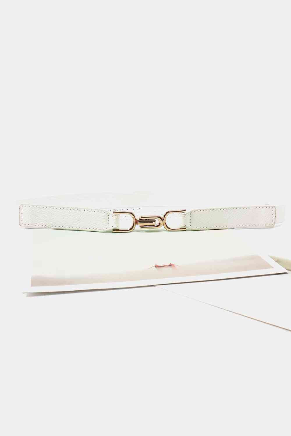 Alloy Buckle Elastic Belt