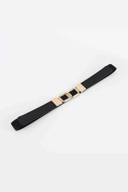 Geometric Double Buckle Elastic Belt