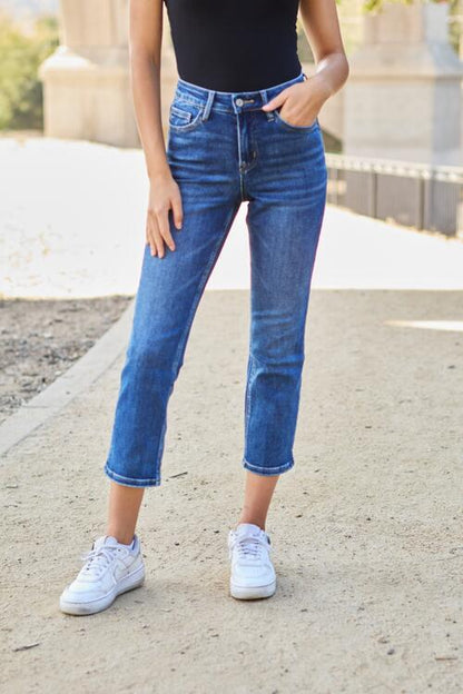 BAYEAS High Waist Straight Jeans