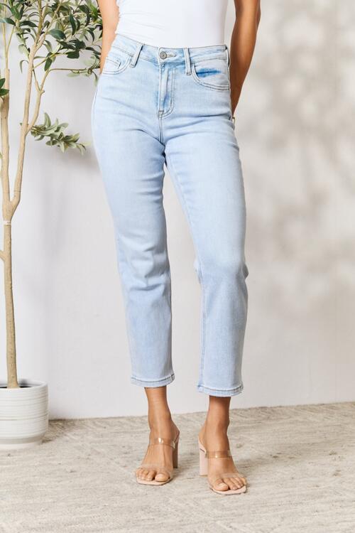 BAYEAS High Waist Straight Jeans