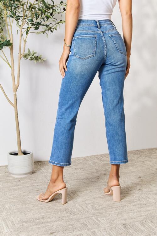 BAYEAS High Waist Straight Jeans