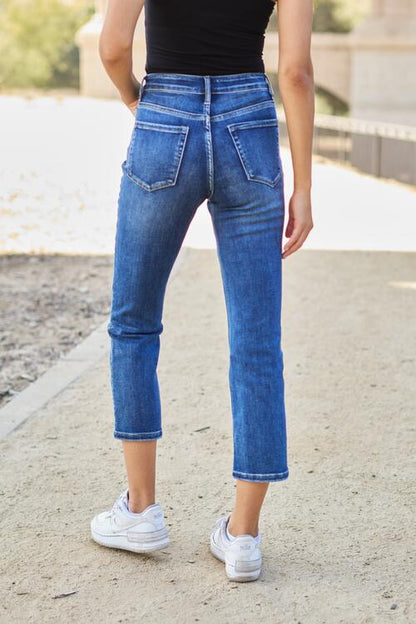 BAYEAS High Waist Straight Jeans