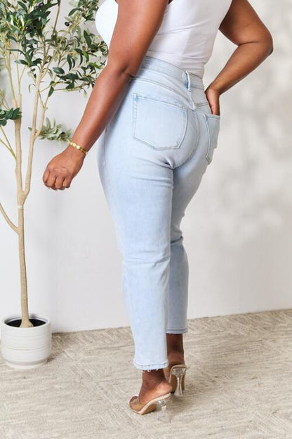 BAYEAS High Waist Straight Jeans