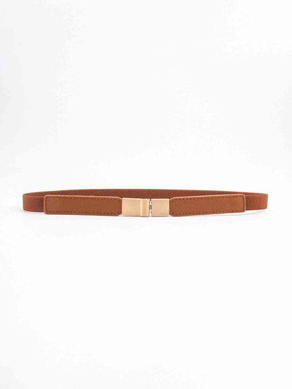 PU Elastic Skinny Belt