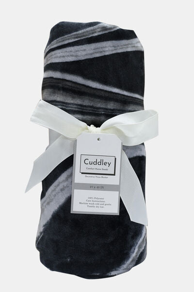 Cuddley Fleece Decorative Throw Blanket