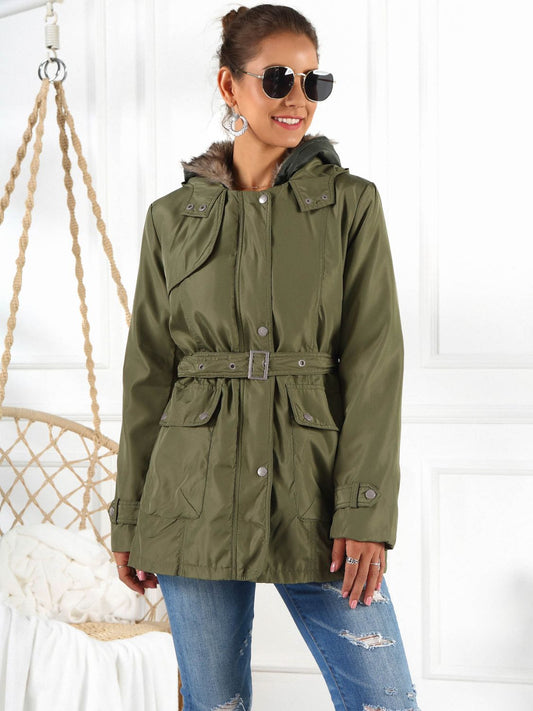 Hooded Jacket with Detachable Liner (Three-Way Wear)